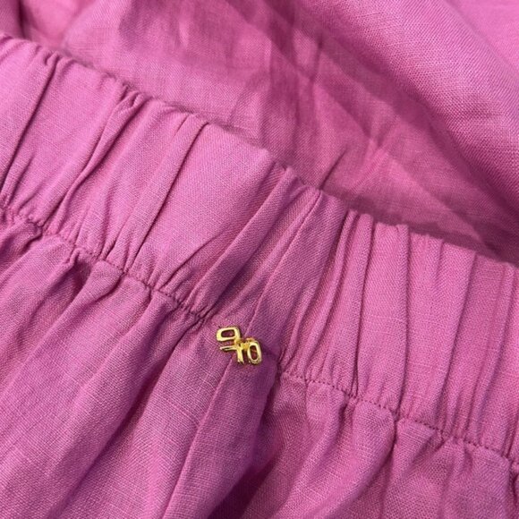 PQ x Revolve Women's Pink Sammy Button Up Shirt & Pants Set Size Small - Picture 11 of 11